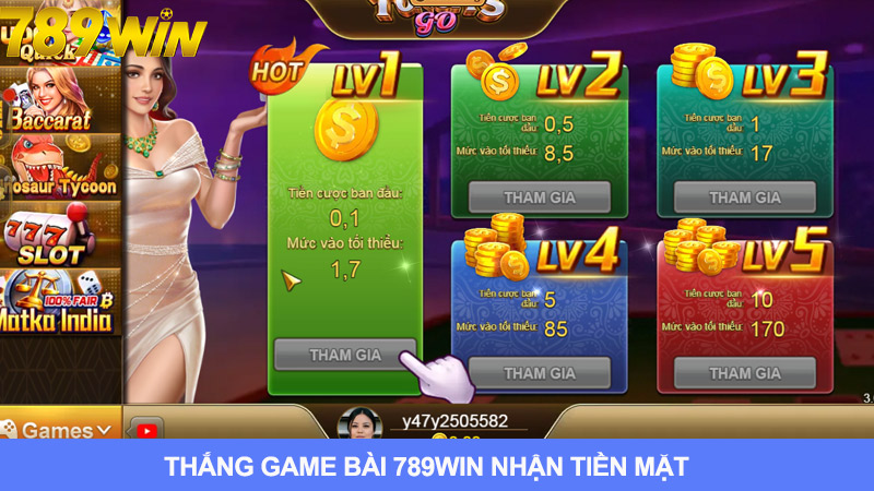 Chơi game bài 789win thắng tiền thật